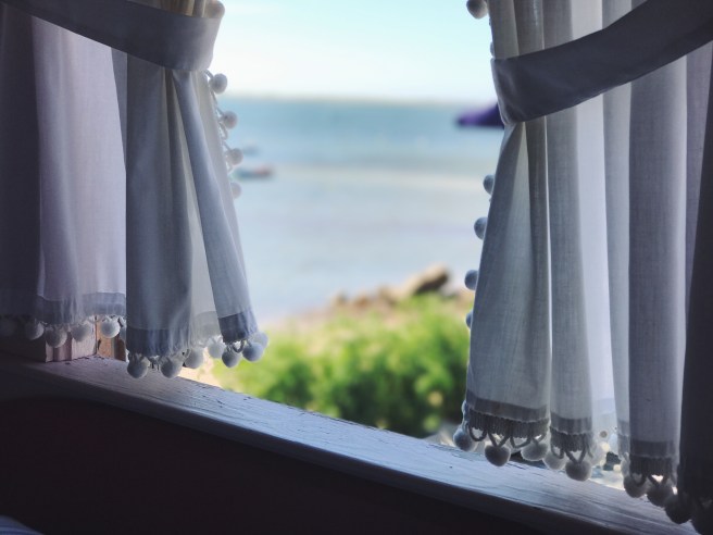 Blue Shutters Guest Window