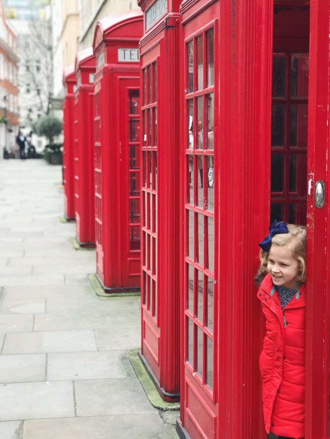 Vivi in London Phone Booth